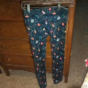 Festive Christmas leggings